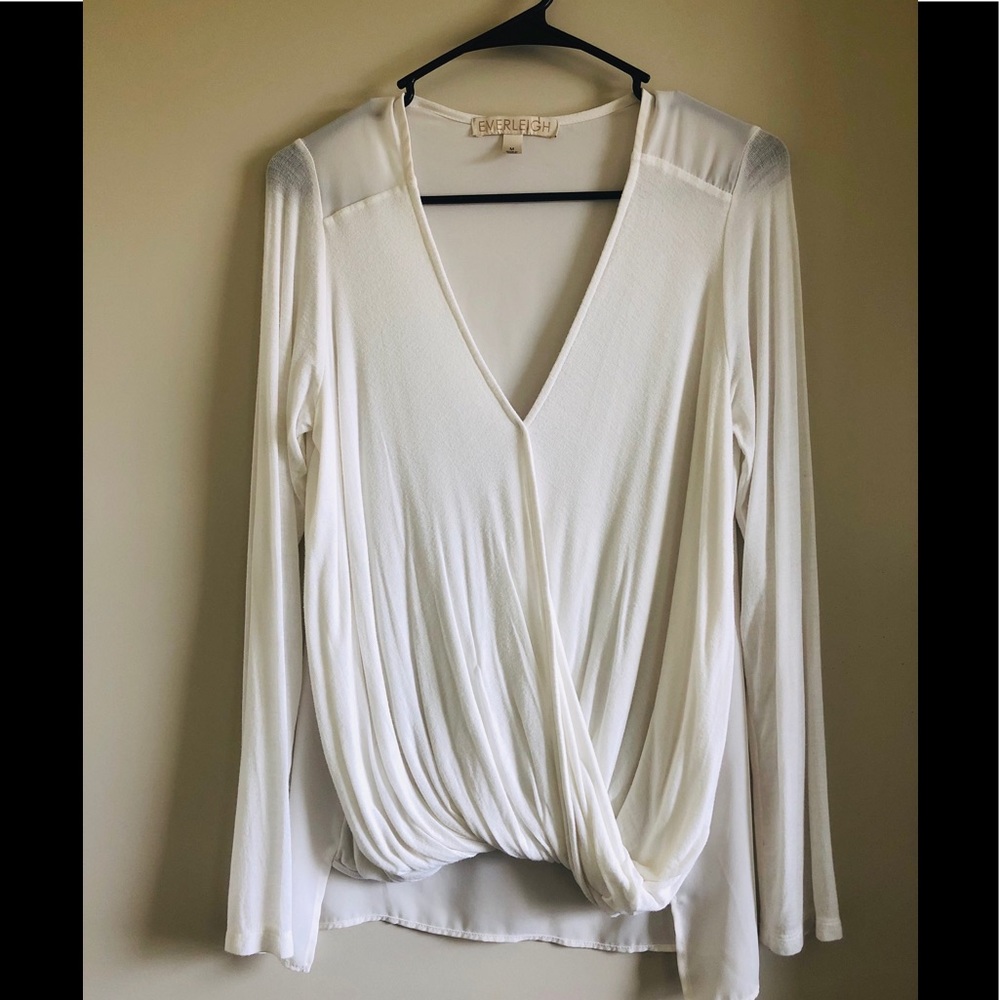 Long sleeve flowing classy blouse